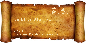 Pastila Viorika névjegykártya